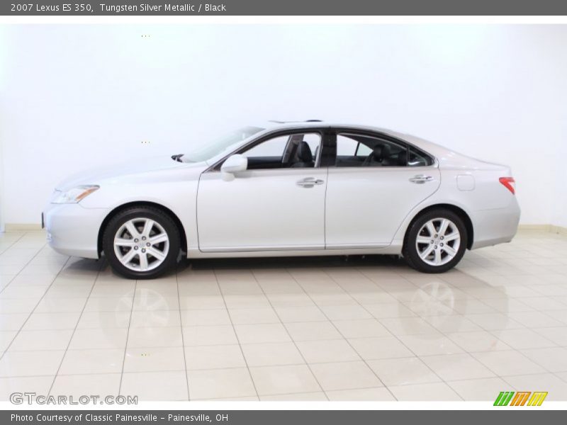 Tungsten Silver Metallic / Black 2007 Lexus ES 350