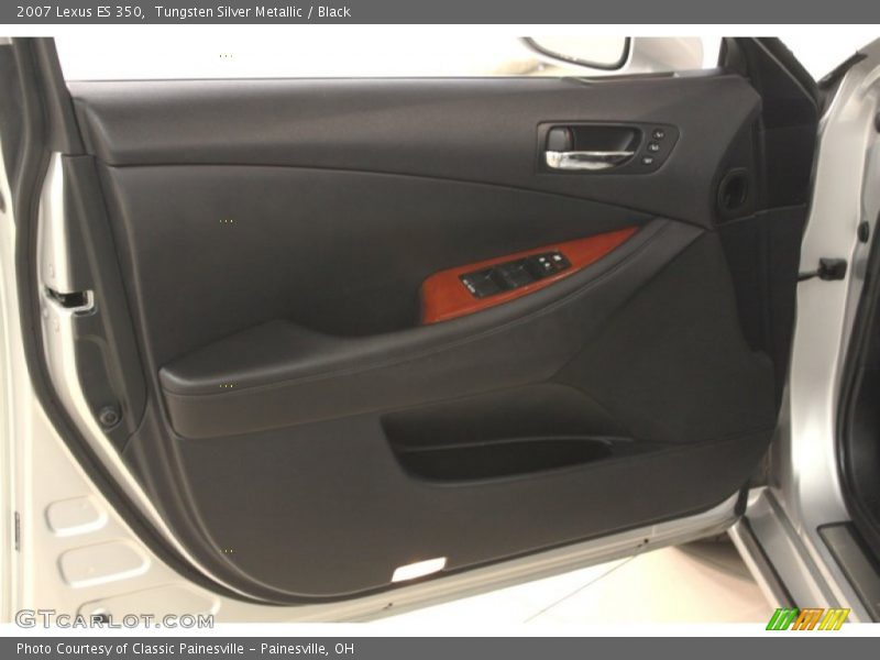 Tungsten Silver Metallic / Black 2007 Lexus ES 350