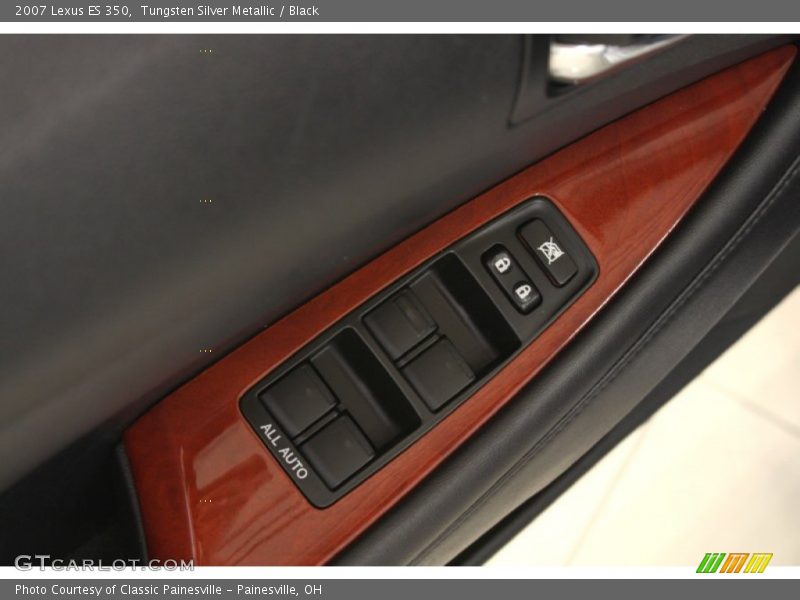 Tungsten Silver Metallic / Black 2007 Lexus ES 350