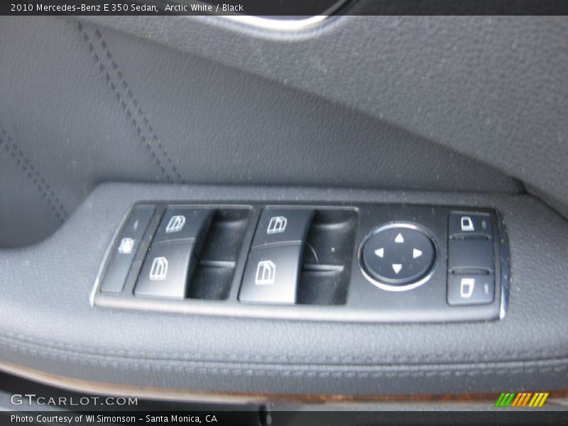 Arctic White / Black 2010 Mercedes-Benz E 350 Sedan