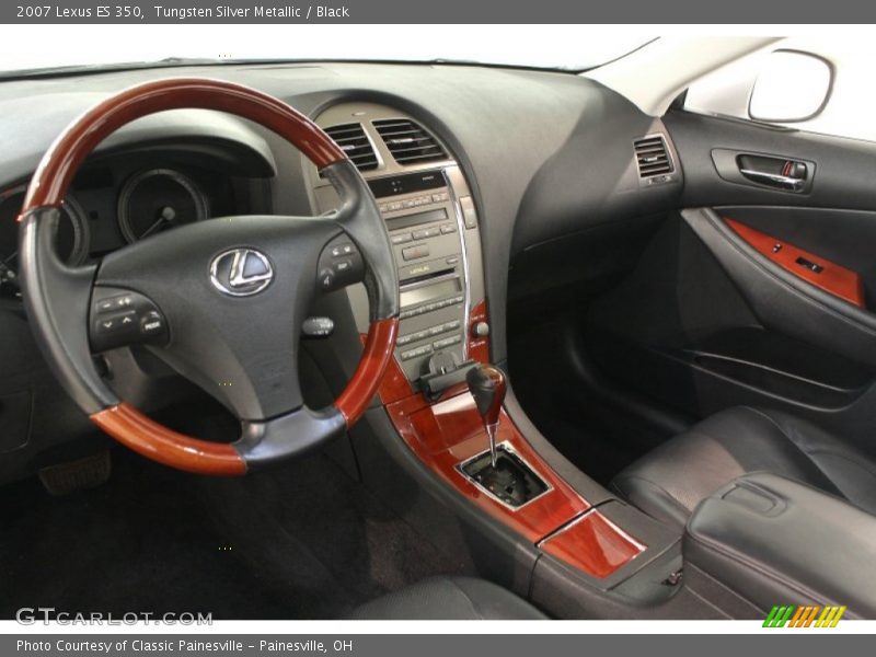 Tungsten Silver Metallic / Black 2007 Lexus ES 350