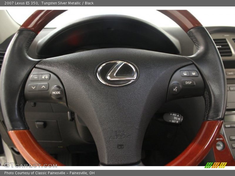 Tungsten Silver Metallic / Black 2007 Lexus ES 350