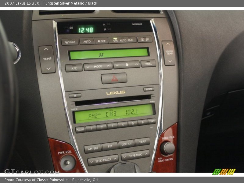 Tungsten Silver Metallic / Black 2007 Lexus ES 350
