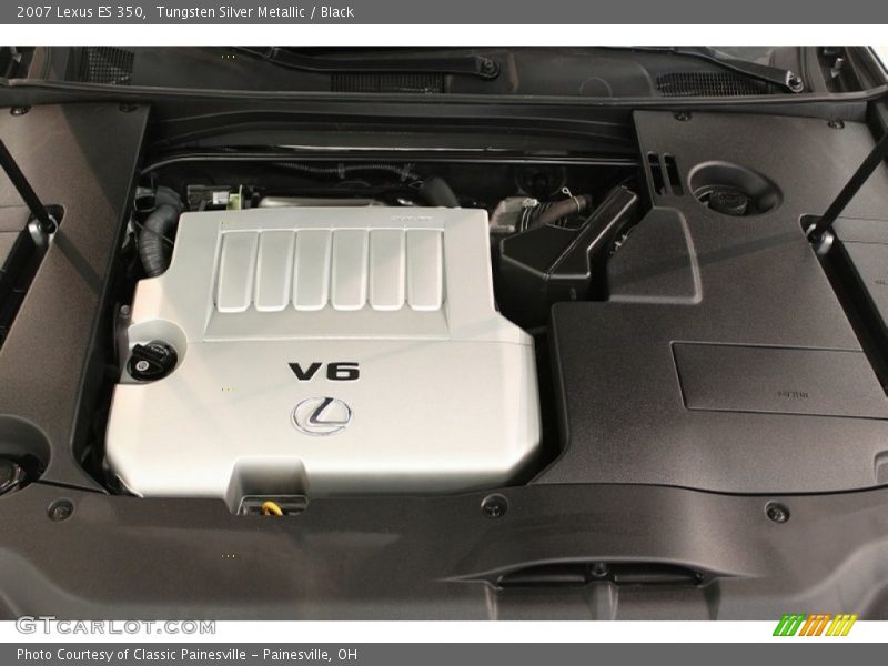 Tungsten Silver Metallic / Black 2007 Lexus ES 350