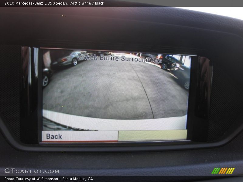 Arctic White / Black 2010 Mercedes-Benz E 350 Sedan