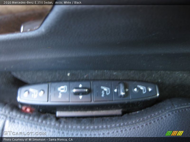 Arctic White / Black 2010 Mercedes-Benz E 350 Sedan