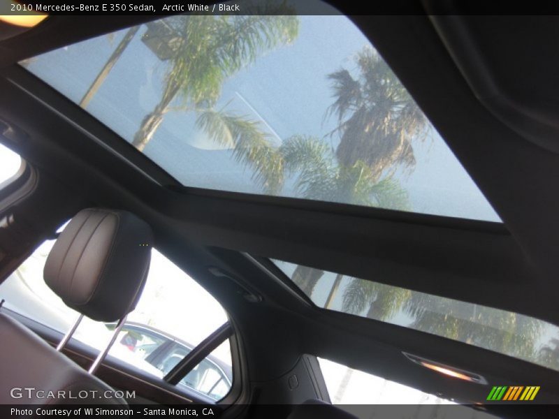 Arctic White / Black 2010 Mercedes-Benz E 350 Sedan