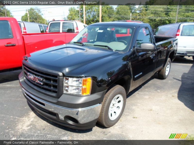Onyx Black / Dark Titanium 2012 GMC Sierra 1500 Regular Cab