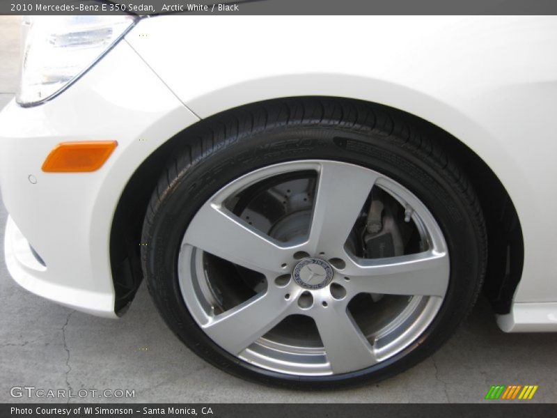 Arctic White / Black 2010 Mercedes-Benz E 350 Sedan