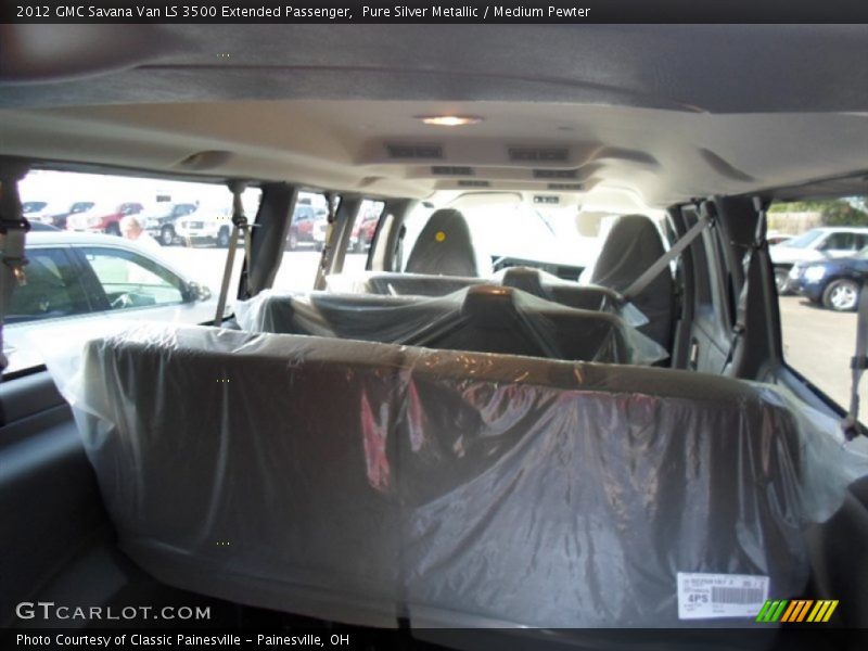 Pure Silver Metallic / Medium Pewter 2012 GMC Savana Van LS 3500 Extended Passenger