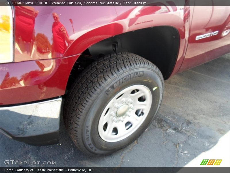 Sonoma Red Metallic / Dark Titanium 2013 GMC Sierra 2500HD Extended Cab 4x4