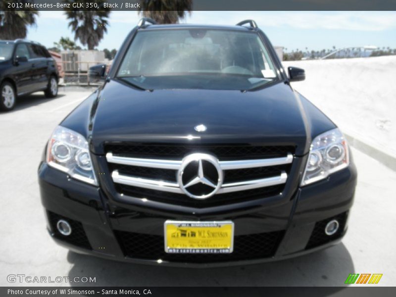 Black / Black 2012 Mercedes-Benz GLK 350