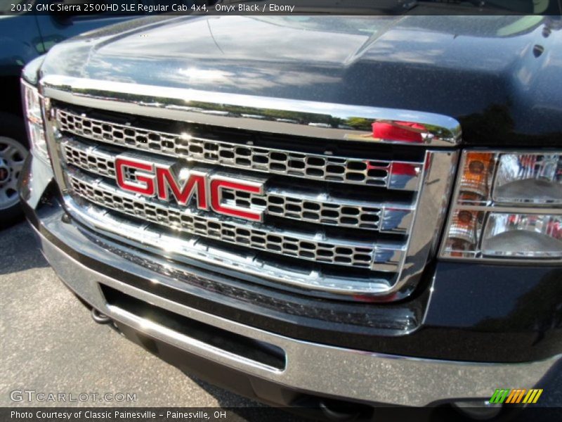 Onyx Black / Ebony 2012 GMC Sierra 2500HD SLE Regular Cab 4x4