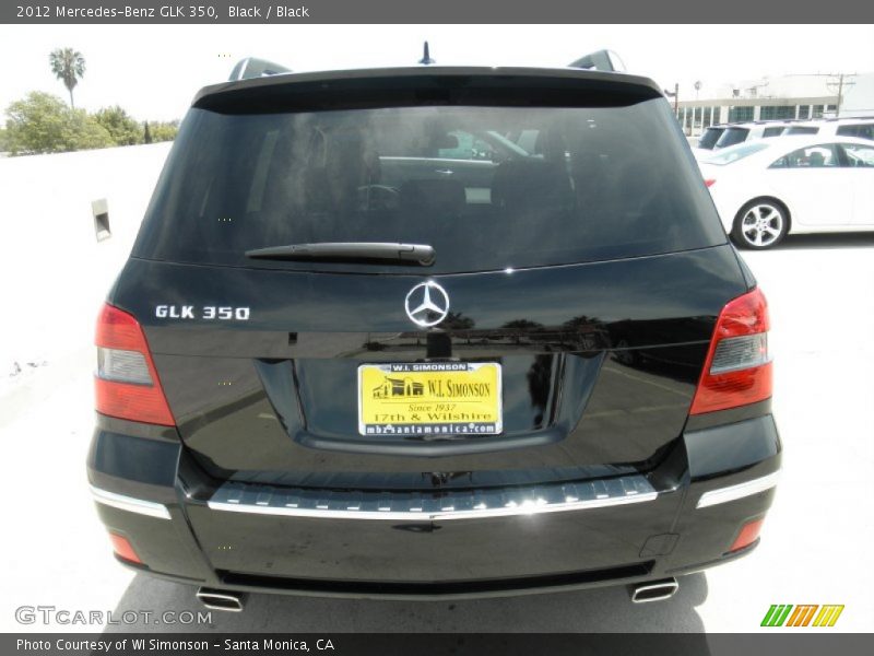 Black / Black 2012 Mercedes-Benz GLK 350