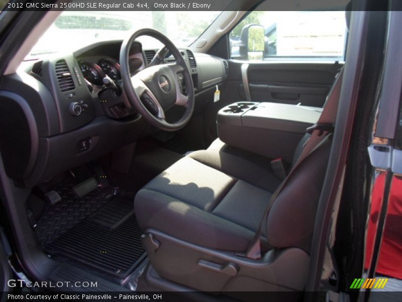 Onyx Black / Ebony 2012 GMC Sierra 2500HD SLE Regular Cab 4x4