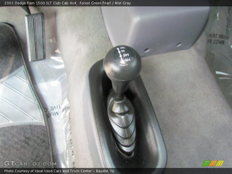 Forest Green Pearl / Mist Gray 2001 Dodge Ram 1500 SLT Club Cab 4x4
