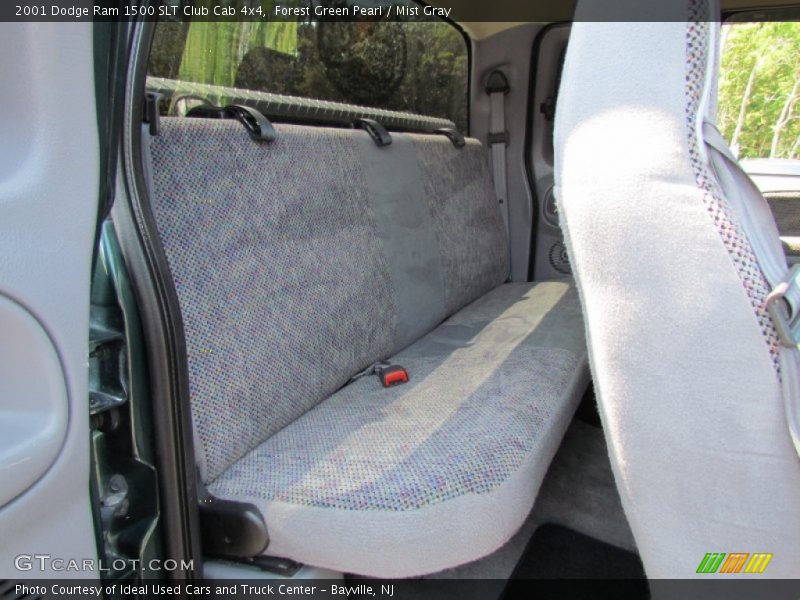 Forest Green Pearl / Mist Gray 2001 Dodge Ram 1500 SLT Club Cab 4x4