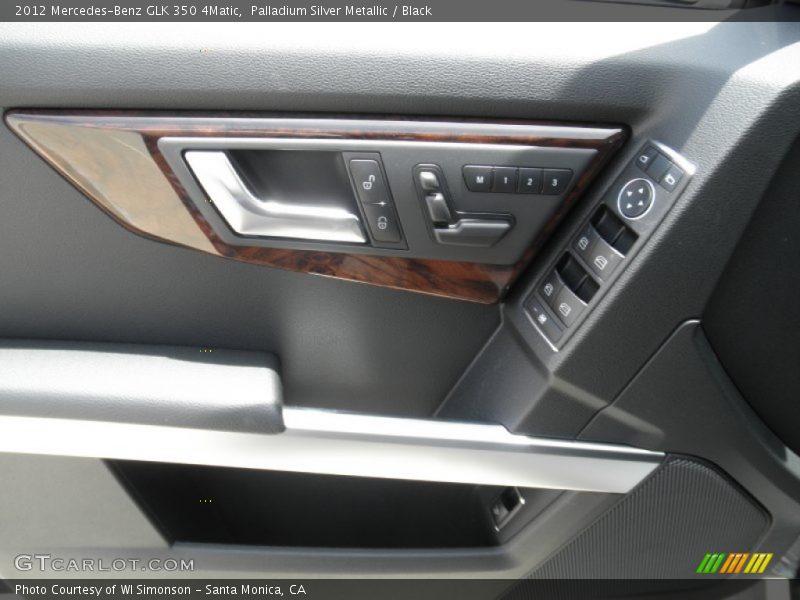 Palladium Silver Metallic / Black 2012 Mercedes-Benz GLK 350 4Matic