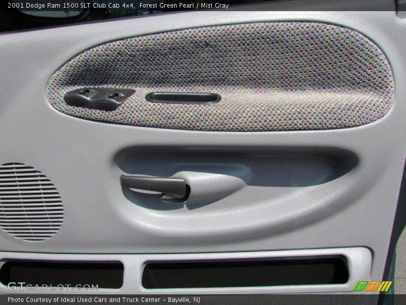 Forest Green Pearl / Mist Gray 2001 Dodge Ram 1500 SLT Club Cab 4x4