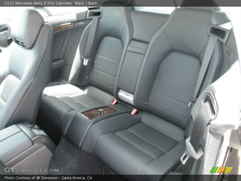 Black / Black 2012 Mercedes-Benz E 550 Cabriolet