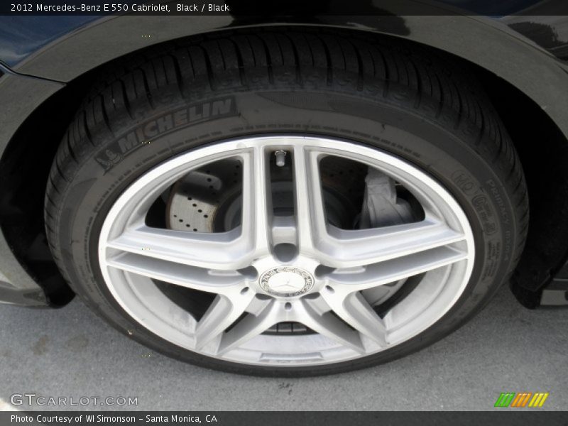 Black / Black 2012 Mercedes-Benz E 550 Cabriolet