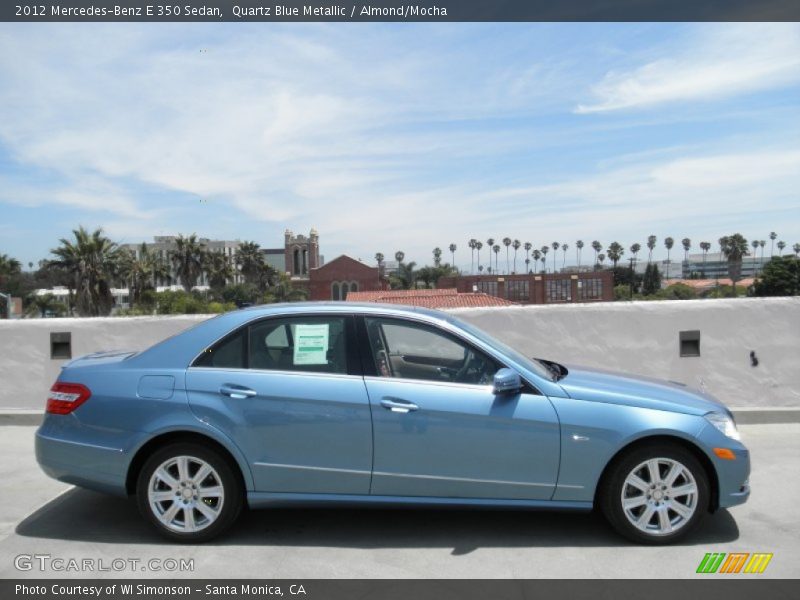 Quartz Blue Metallic / Almond/Mocha 2012 Mercedes-Benz E 350 Sedan