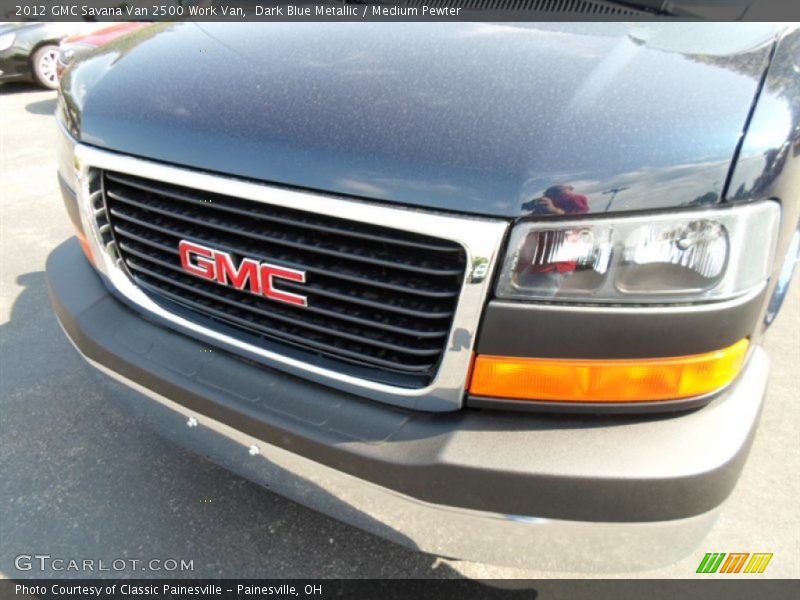 Dark Blue Metallic / Medium Pewter 2012 GMC Savana Van 2500 Work Van