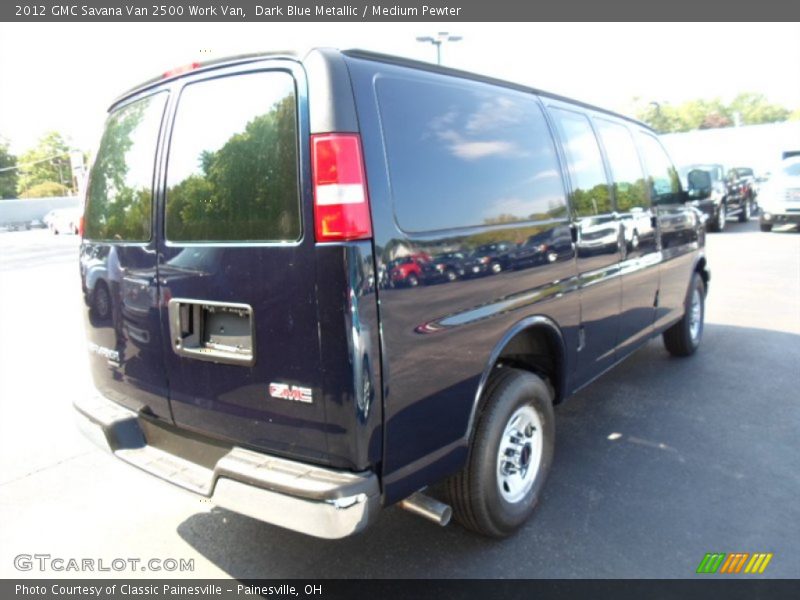 Dark Blue Metallic / Medium Pewter 2012 GMC Savana Van 2500 Work Van