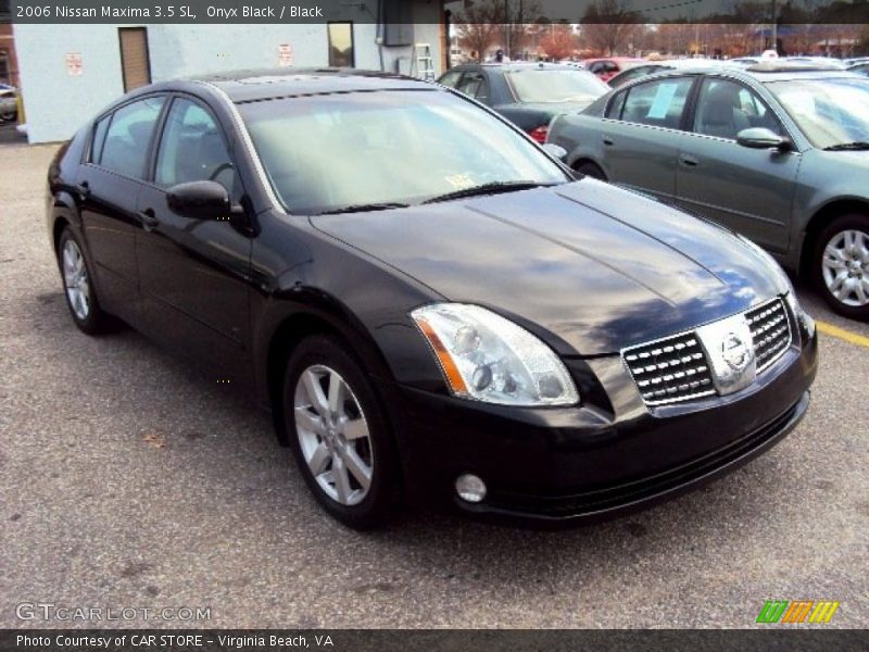 Onyx Black / Black 2006 Nissan Maxima 3.5 SL