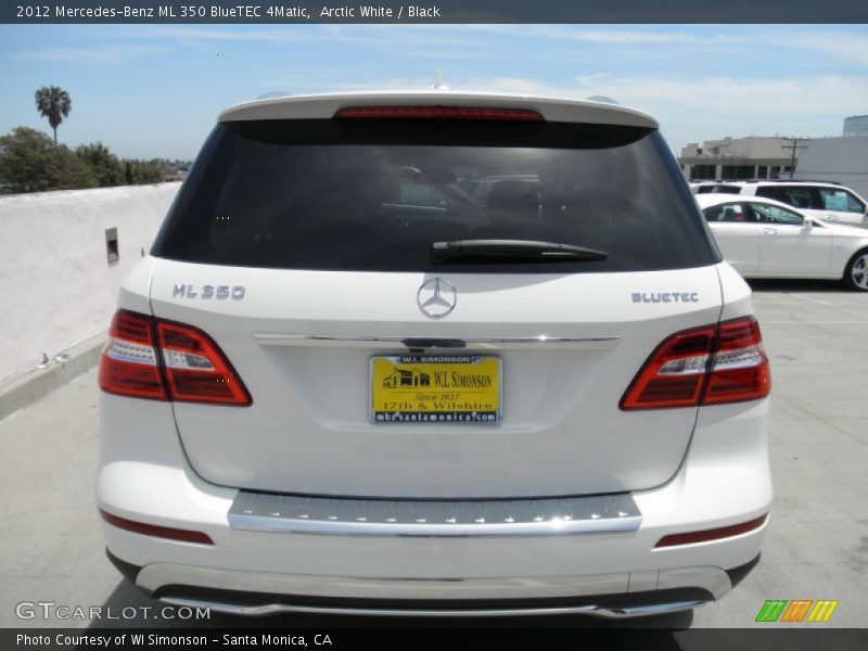 Arctic White / Black 2012 Mercedes-Benz ML 350 BlueTEC 4Matic
