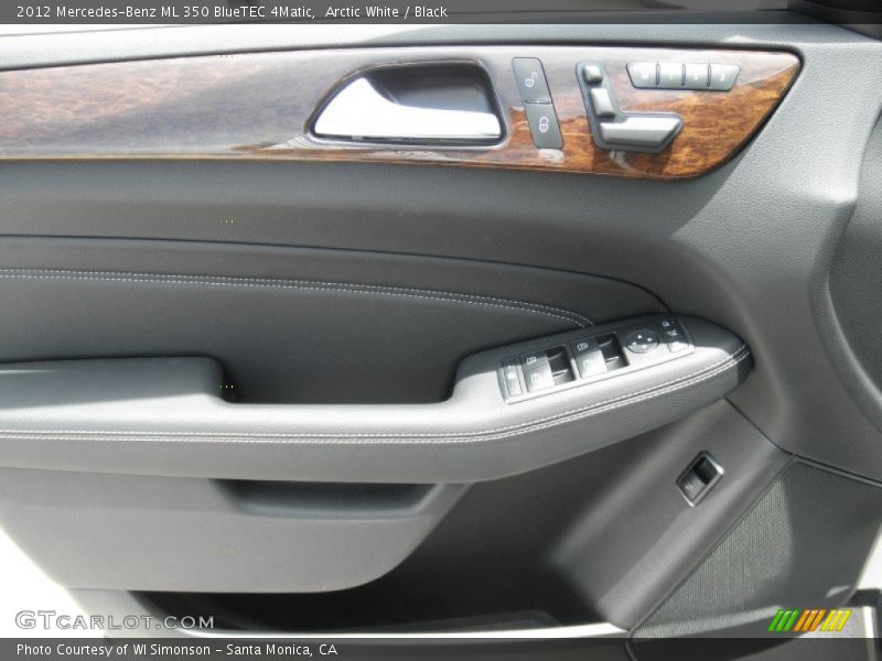 Arctic White / Black 2012 Mercedes-Benz ML 350 BlueTEC 4Matic