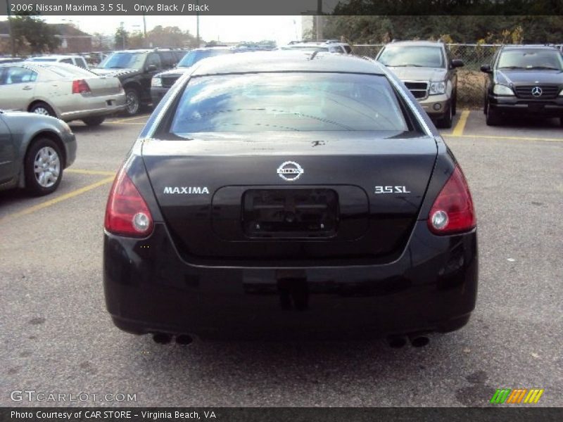 Onyx Black / Black 2006 Nissan Maxima 3.5 SL