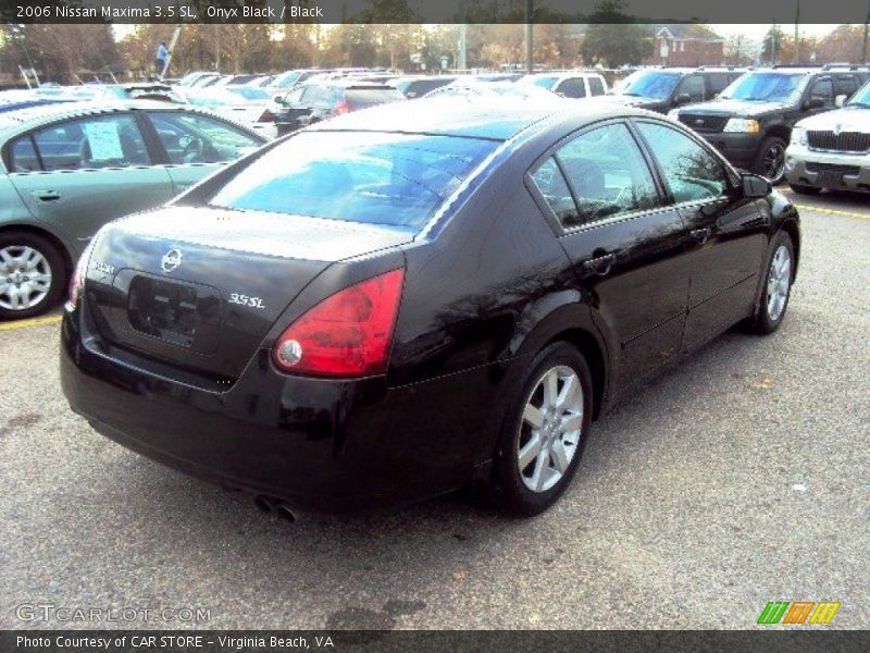 Onyx Black / Black 2006 Nissan Maxima 3.5 SL