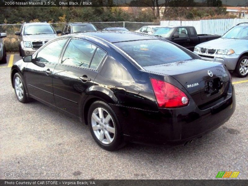 Onyx Black / Black 2006 Nissan Maxima 3.5 SL