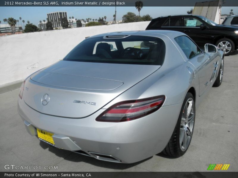 Iridium Silver Metallic / designo Black 2012 Mercedes-Benz SLS AMG