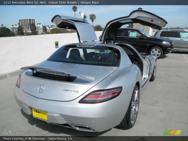 Iridium Silver Metallic / designo Black 2012 Mercedes-Benz SLS AMG