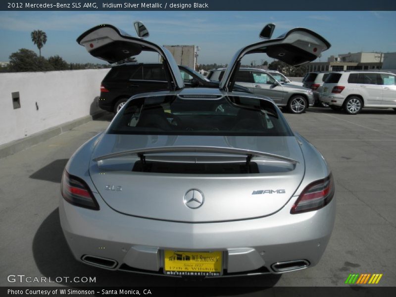 Iridium Silver Metallic / designo Black 2012 Mercedes-Benz SLS AMG