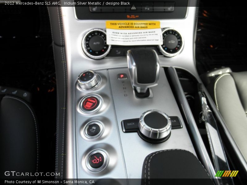 Controls of 2012 SLS AMG