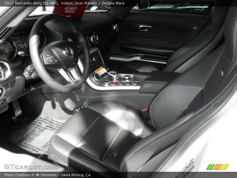  2012 SLS AMG designo Black Interior
