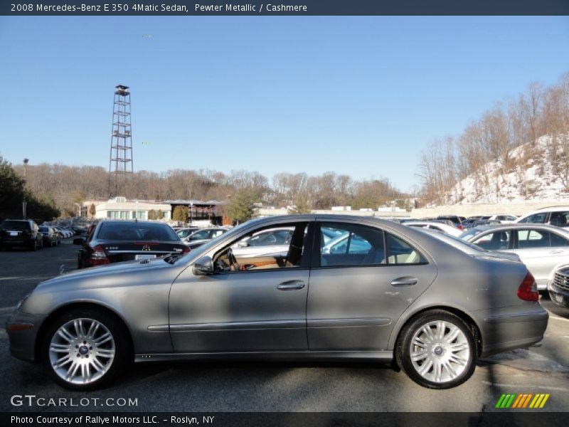 Pewter Metallic / Cashmere 2008 Mercedes-Benz E 350 4Matic Sedan