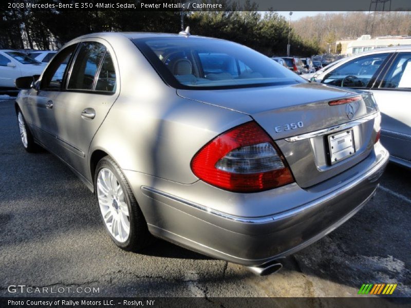 Pewter Metallic / Cashmere 2008 Mercedes-Benz E 350 4Matic Sedan