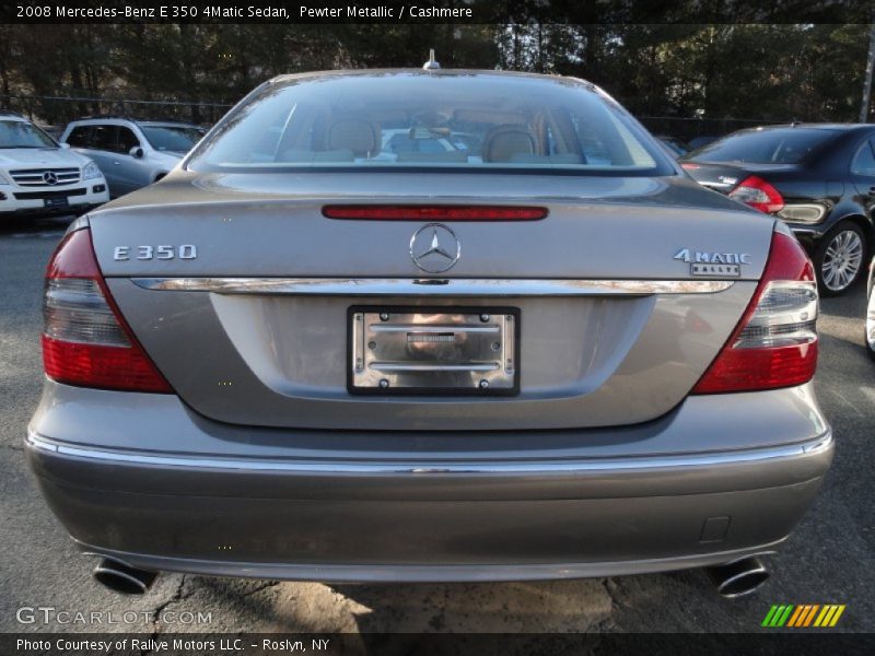 Pewter Metallic / Cashmere 2008 Mercedes-Benz E 350 4Matic Sedan
