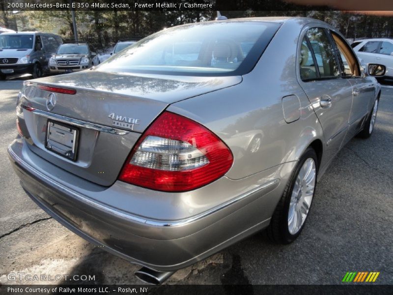 Pewter Metallic / Cashmere 2008 Mercedes-Benz E 350 4Matic Sedan