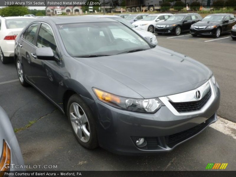 Polished Metal Metallic / Ebony 2010 Acura TSX Sedan