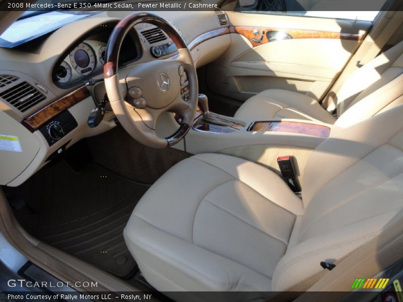 Pewter Metallic / Cashmere 2008 Mercedes-Benz E 350 4Matic Sedan