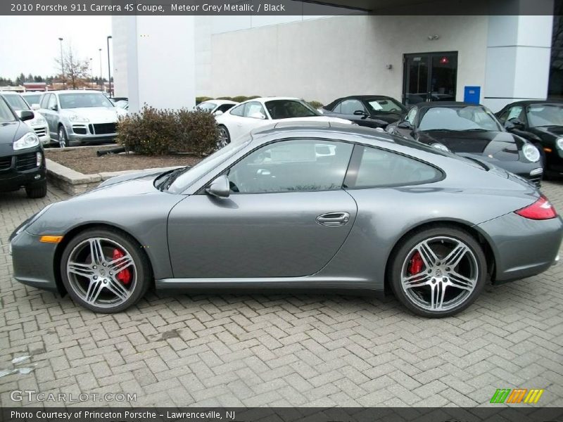 Meteor Grey Metallic / Black 2010 Porsche 911 Carrera 4S Coupe