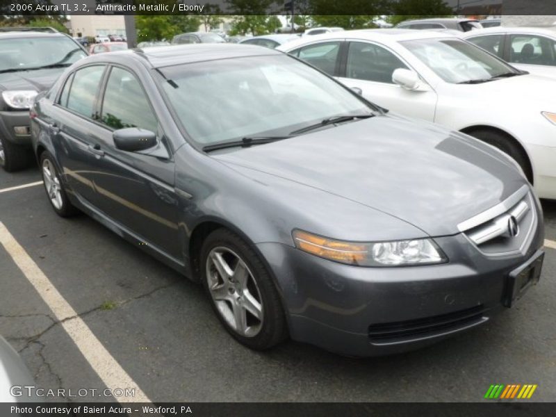 Anthracite Metallic / Ebony 2006 Acura TL 3.2