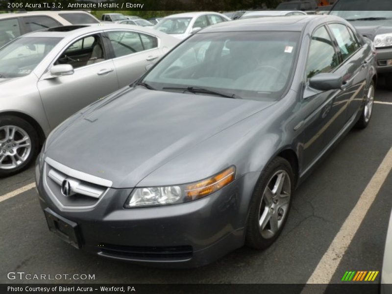 Anthracite Metallic / Ebony 2006 Acura TL 3.2