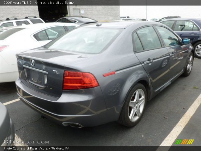 Anthracite Metallic / Ebony 2006 Acura TL 3.2