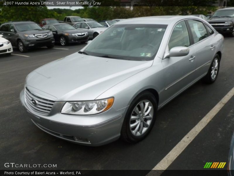 Silver Frost Metallic / Gray 2007 Hyundai Azera Limited